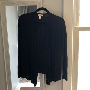 Black cardigan